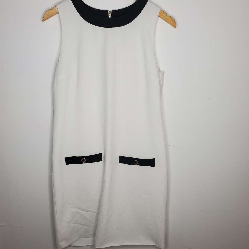KARL LAGERFELD white mod dress